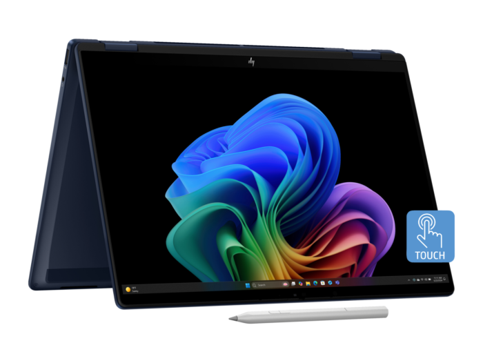 HP OmniBook X 14 AI PC — Silver view 2