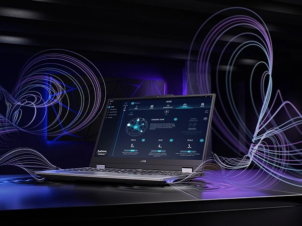 Lenovo LOQ 15 Gaming — Luna Grey view 2