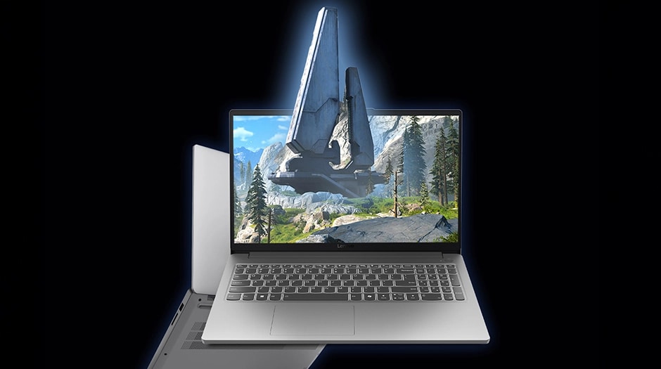 Lenovo LOQ Essential 15 Gaming — Luna Grey view 2